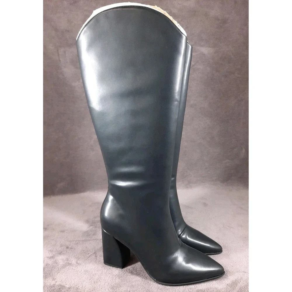 I.N.C. International Concepts Women's Black‎ Jovie Knee High Boots Size 9.5M NIB